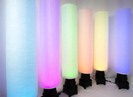 Ambient Strahler Beleuchtung für Veranstaltung mieten © Foto: peppUP.de