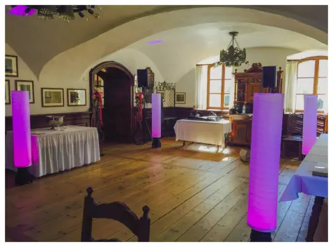 Ambientbeleuchtung Tanzflächenlicht Dancefloor Lights © Foto: peppUP.de